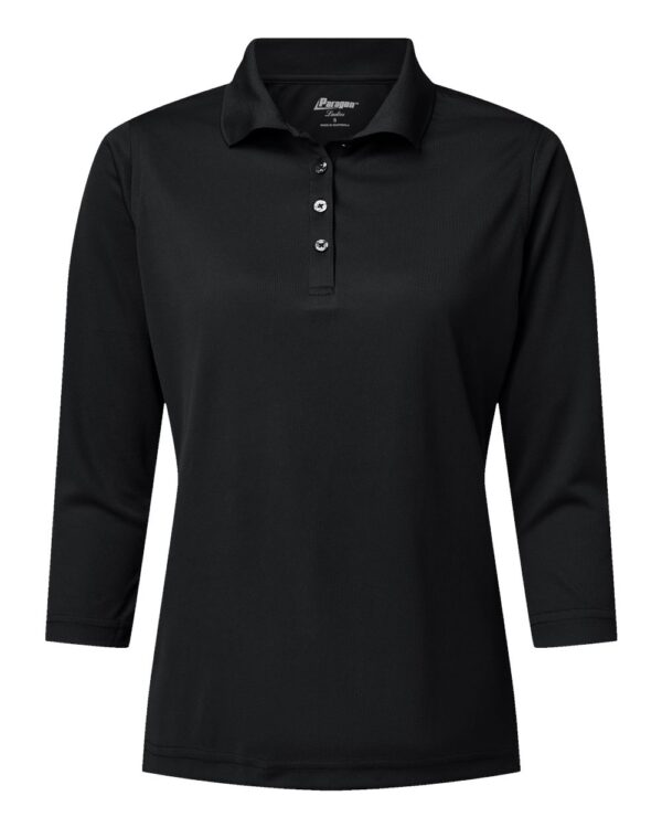 Paragon – Womens Lady Palm Three-Quarter Sleeve Polo with buttons - Image 2